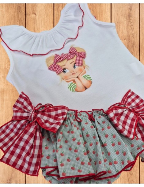 MON PETIT BONBON  TIENDA Conjunto Muñequita Lazos Mon Petit