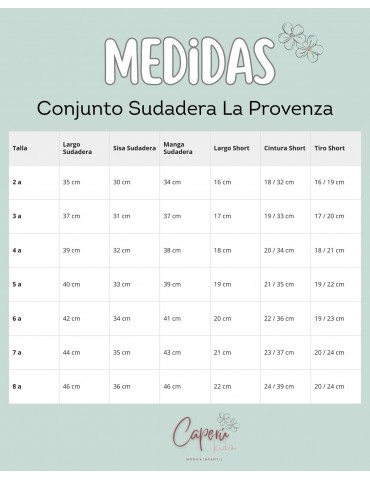 LA MARTINICA TIENDA Conjunto Sudadera La Provenza La Martinica