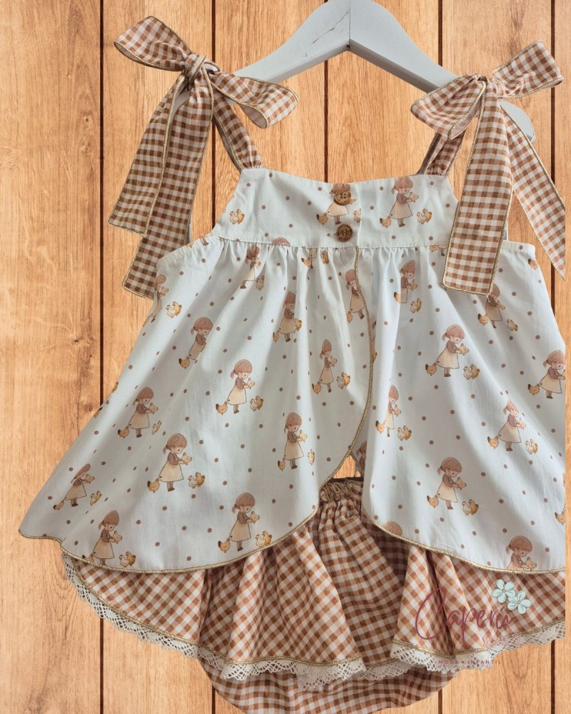 LA MARTINICA TIENDA Conjunto Blusa Muñequita Mini Martinicas La Martinica