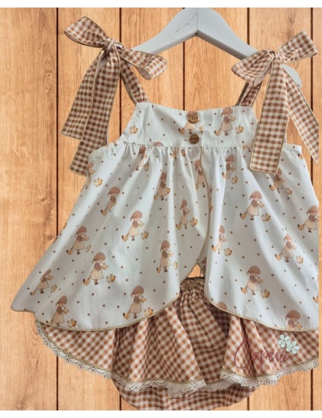 LA MARTINICA TIENDA Conjunto Blusa Muñequita Mini Martinicas La Martinica