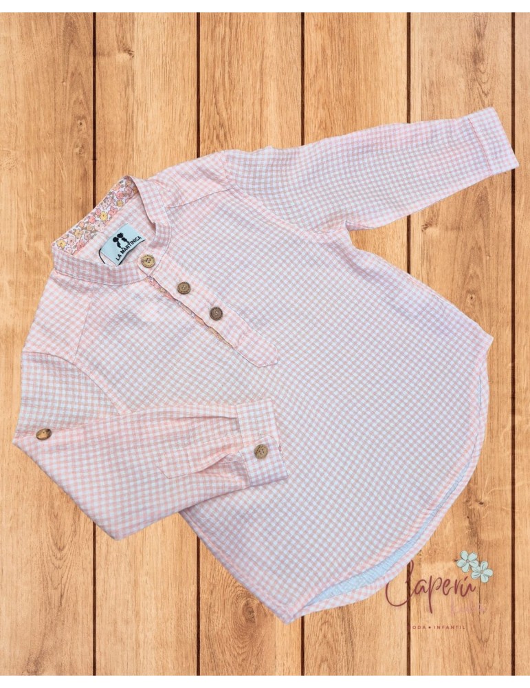 LA MARTINICA TIENDA Camisa Niño Peach La Martinica