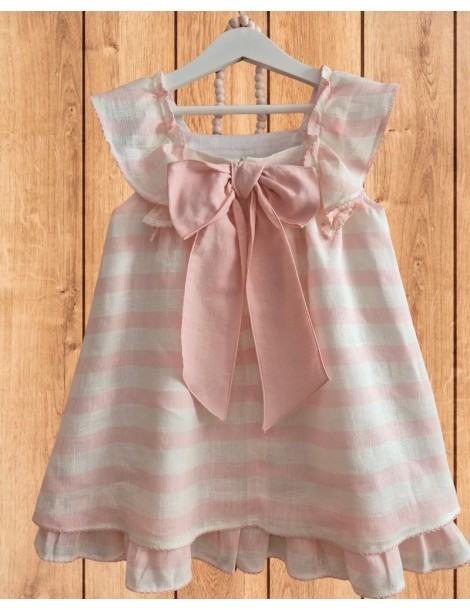 LA MARTINICA TIENDA Vestido Corte Alto Rayas Cup Cake La Martinica
