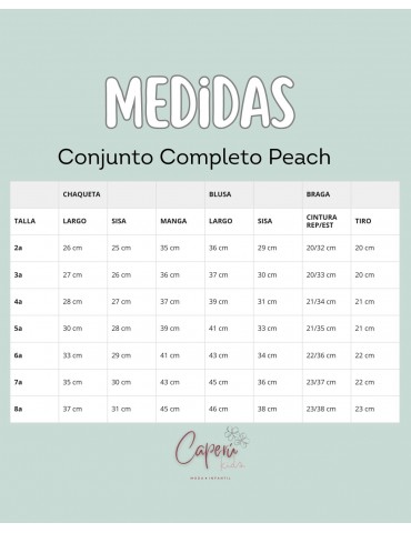 LA MARTINICA TIENDA Conjunto Completo Peach La Martinica