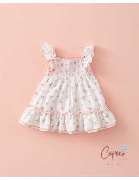 MI CANESÚ TIENDA Vestido Flor Allegra Mi Canesú