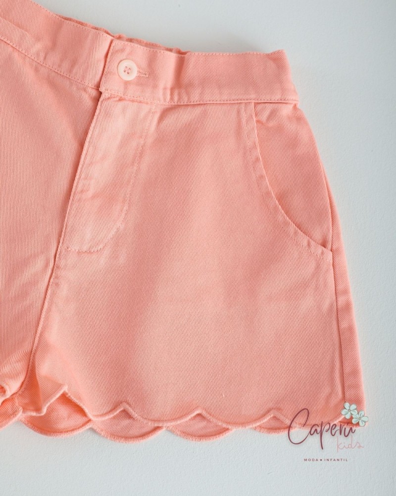 MI CANESÚ TIENDA Short Ondas Tinte Rosa Néctar Mi Canesú