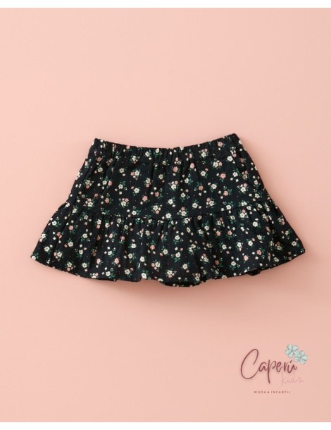 MI CANESÚ TIENDA Falda Pantalón Night Flowers Mi Canesú