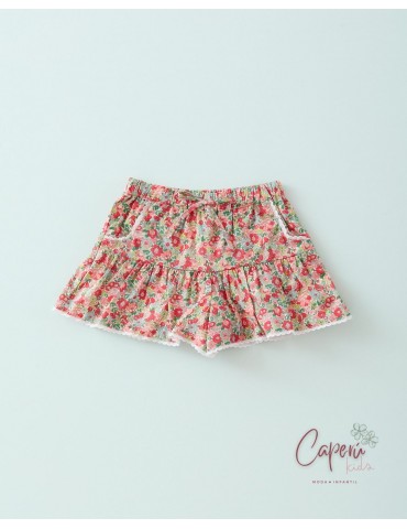 MI CANESÚ TIENDA Falda Pantalón Liberty Rosso Mi Canesú