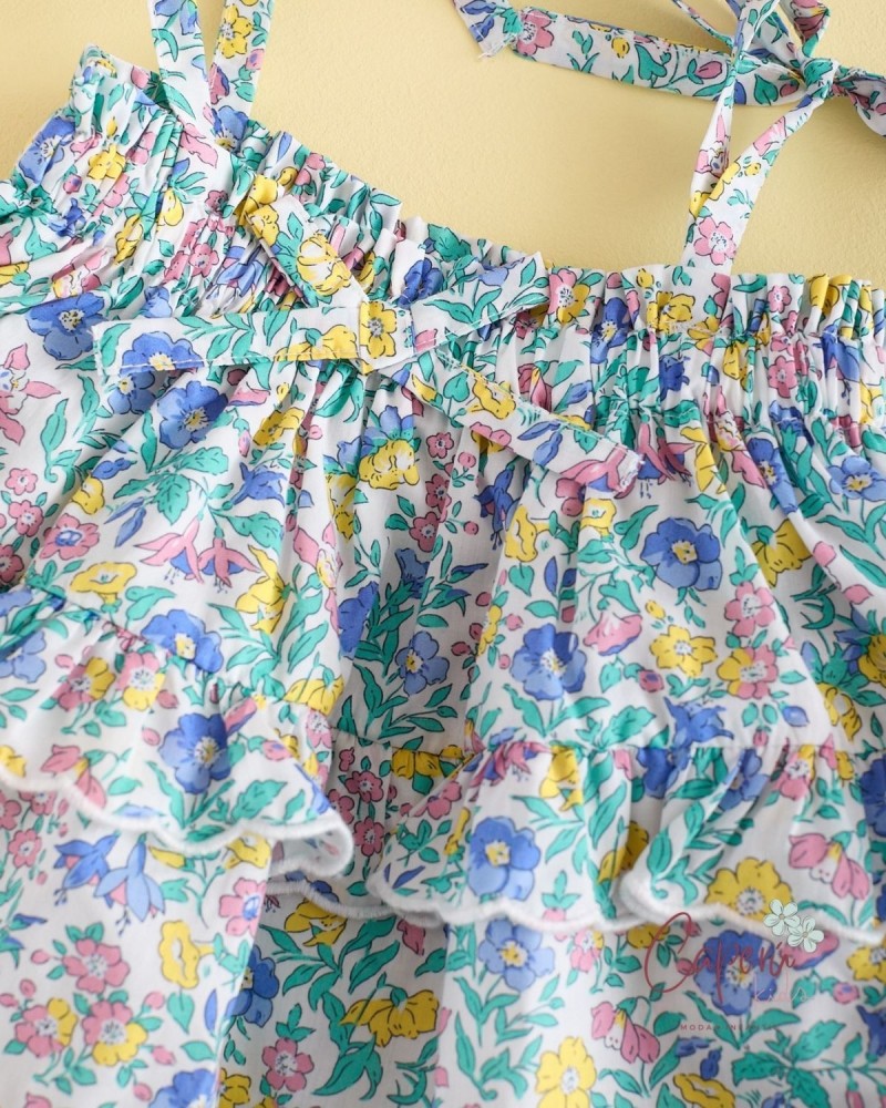 MI CANESÚ TIENDA Camisa Mil Ondas Liberty Blue Sand Mi Canesú