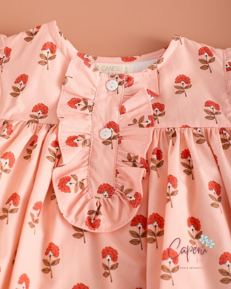 MI CANESÚ TIENDA Vestido Claveles Mi Canesú