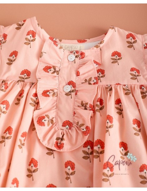 MI CANESÚ TIENDA Vestido Claveles Mi Canesú