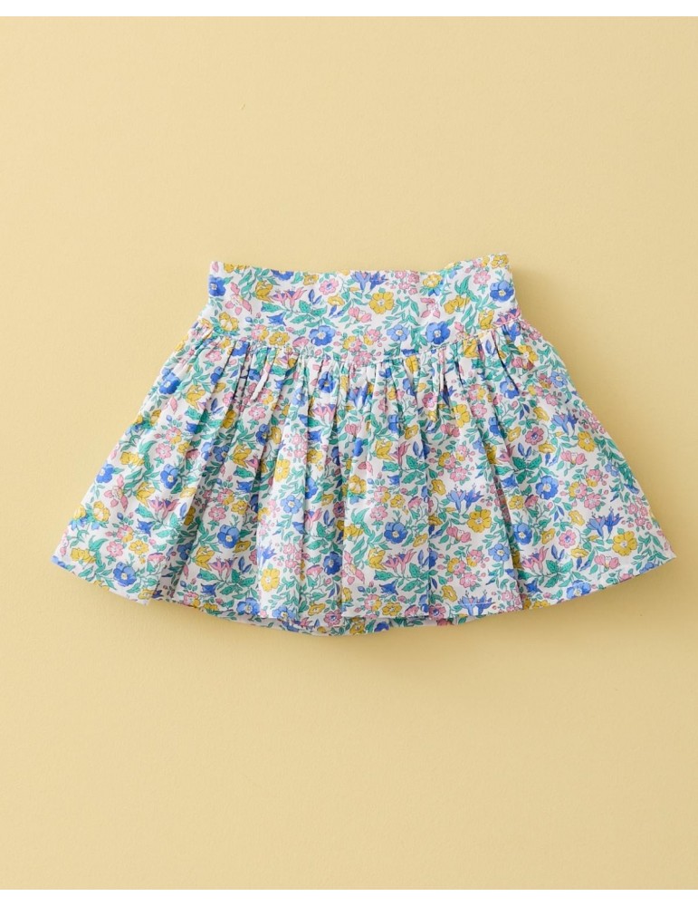 MI CANESÚ TIENDA Minifalda Liberty Blue Sand Mi Canesú