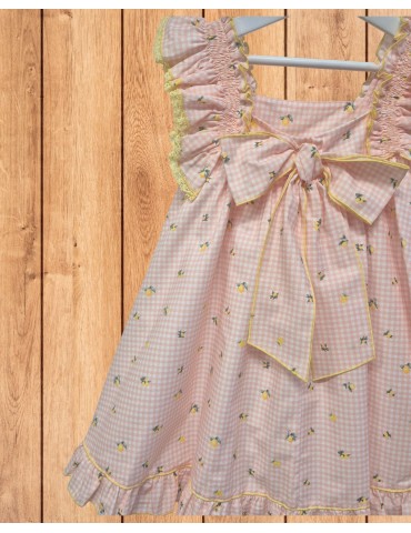 LA MARTINICA TIENDA Vestido Vichy Limonero La Martinica