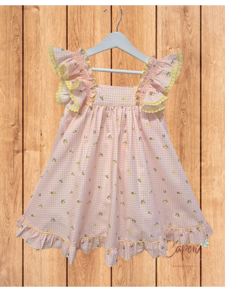 LA MARTINICA TIENDA Vestido Vichy Limonero La Martinica