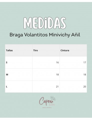 MI CANESÚ TIENDA Braga Volantitos Minivichy Añil Mi Canesú