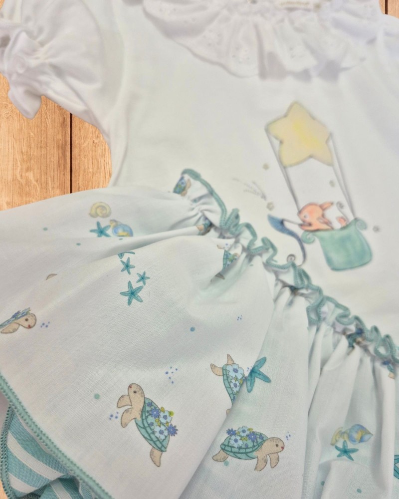 VALENTINA BEBÉS TIENDA Conjunto Water Green Valentina