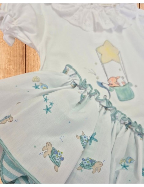 VALENTINA BEBÉS TIENDA Conjunto Water Green Valentina
