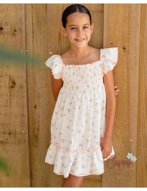 MI CANESÚ TIENDA Vestido Flor Allegra Mi Canesú