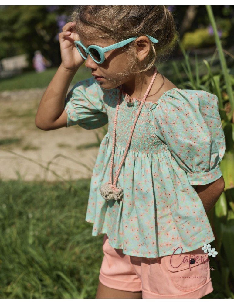 LA MARTINICA TIENDA Blusón Flores Manga Nemo La Martinica