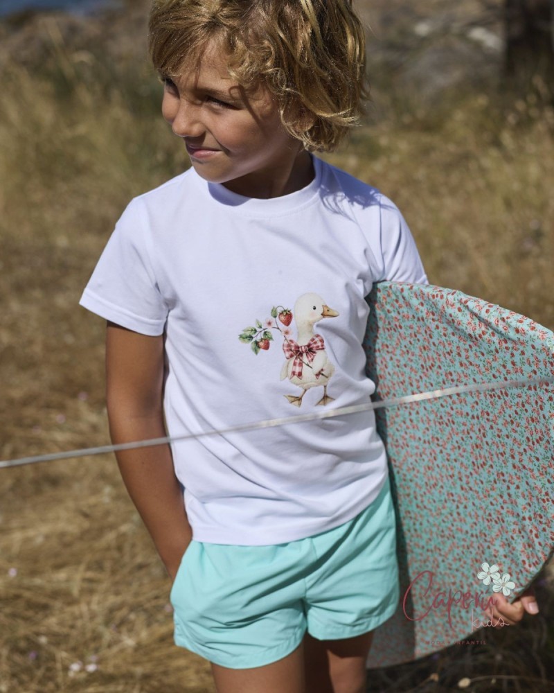LA MARTINICA TIENDA Bóxer Niño Turquesa Frambuesa La Martinica