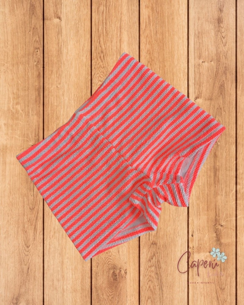 Bóxer Baño Niño Happy La Martinica - Bañador Licra Coral Flúor