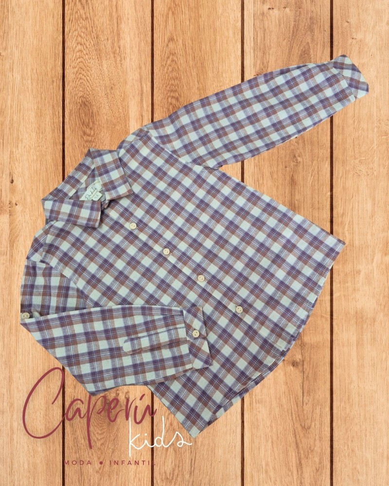 Camisa Niño Cuadros Dadati