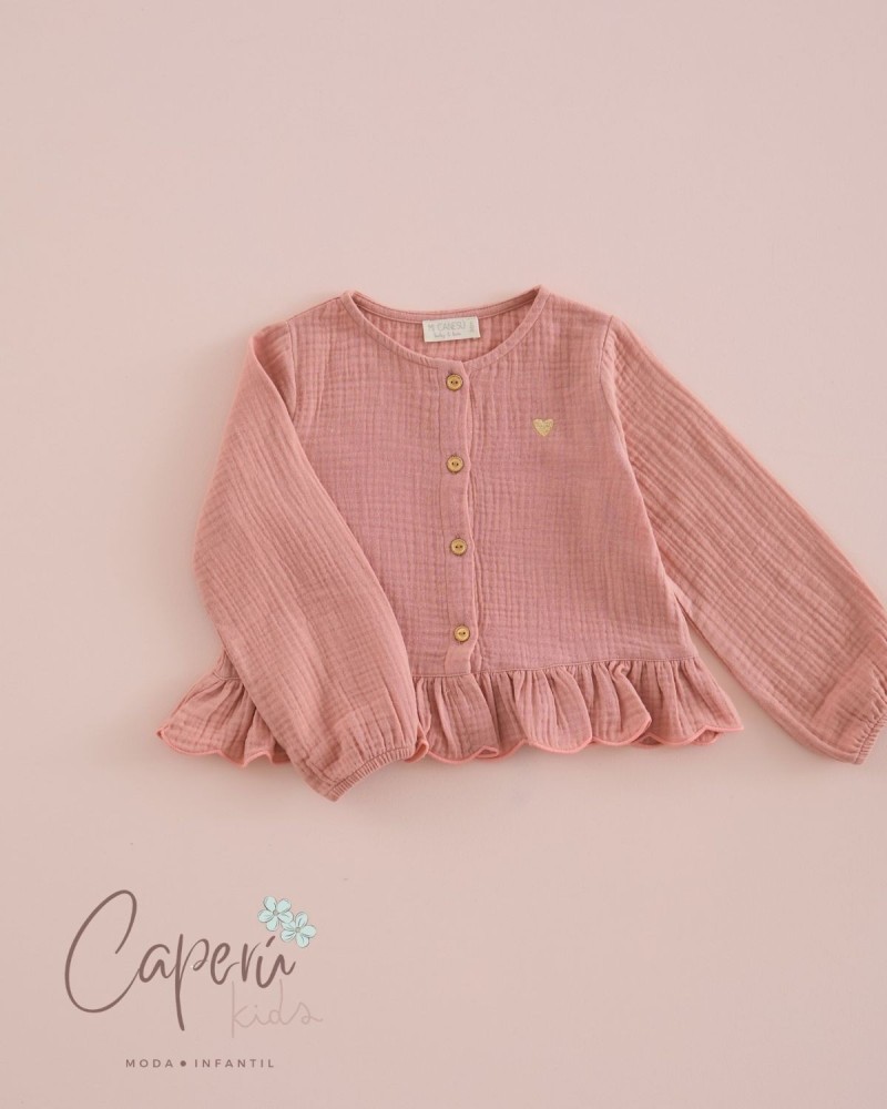 Blusa Peplum Micropana Bouquet Mi Canesú