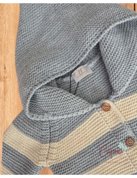 Pelele con Capucha Gris Beige La Martinica