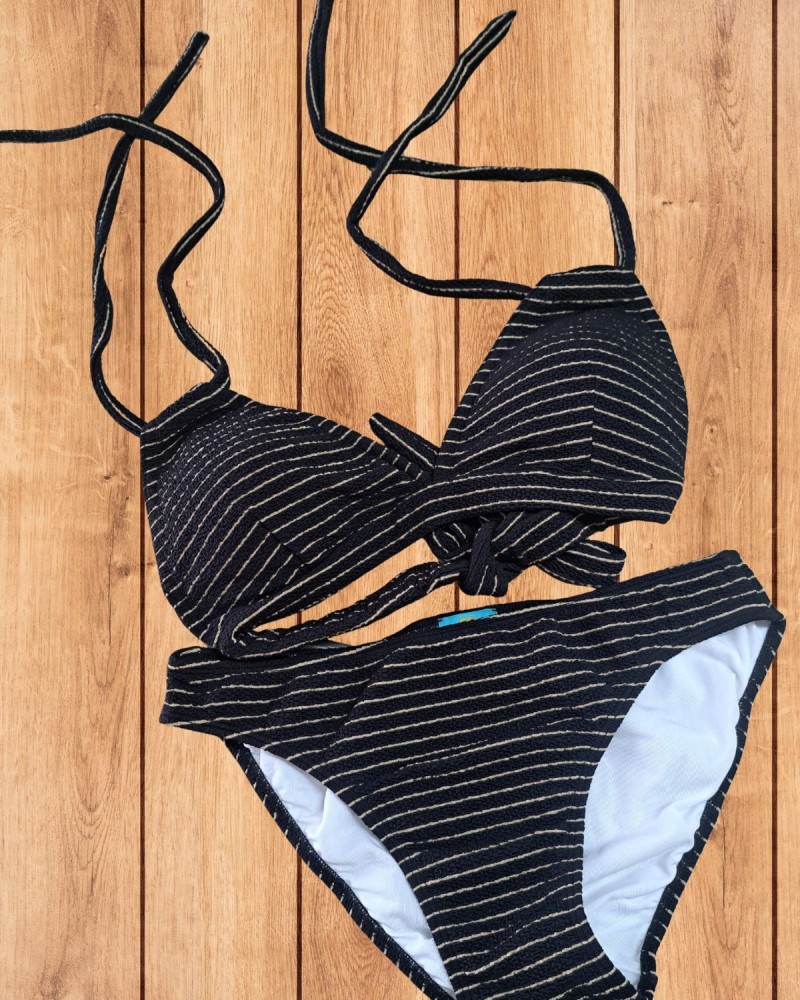 Bikini Teen Negro Lurex Mikonos La Martinica