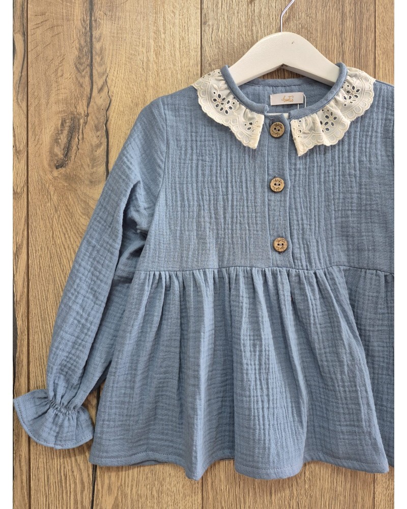 Conjunto Ranita y Blusa Flores Laika Boétie