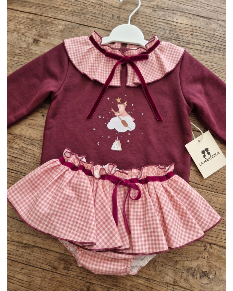 Conjunto Sudadera Braga Tela Xandre | Caperú Kids