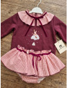 Conjunto Sudadera Braga Tela Xandre | Caperú Kids