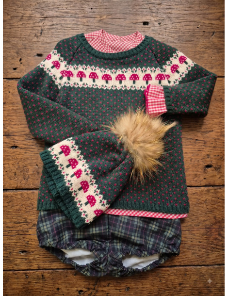 Jersey Niño Setas Canterbury | Caperú Kids | Punto Invierno|