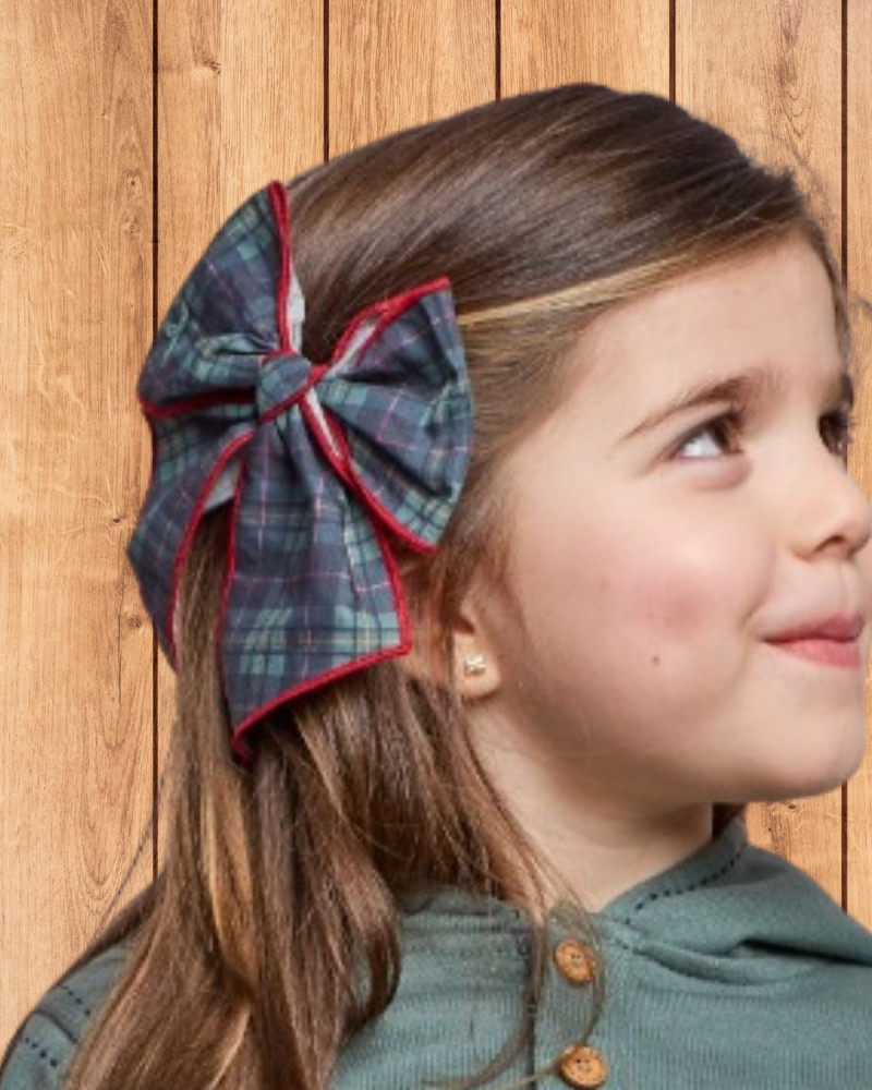 Lazo Grande Escocés Canterbury | Caperú Kids | La Martinica