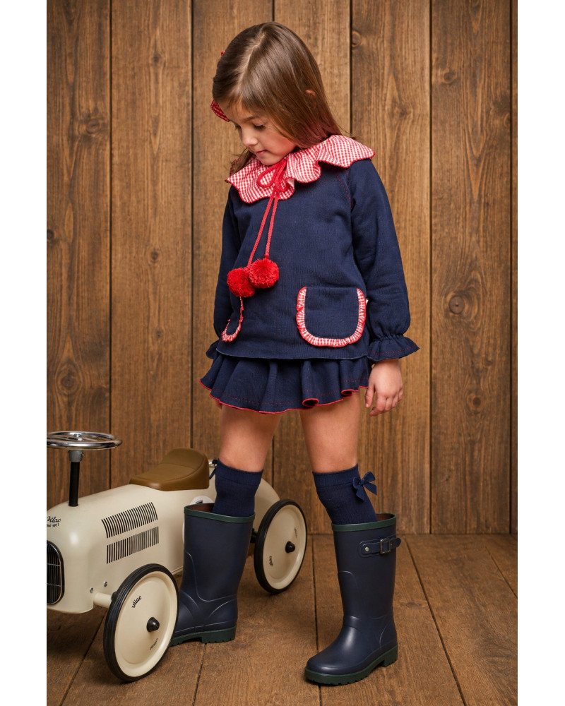 Conjunto Sudadera y Braga Mushroom La Martinica | Caperú Kids | Ropa de Niña