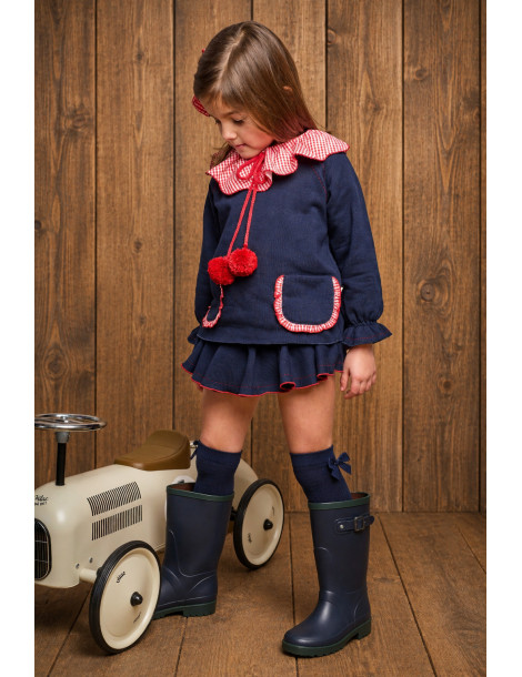 Conjunto Sudadera y Braga Mushroom La Martinica | Caperú Kids | Ropa de Niña