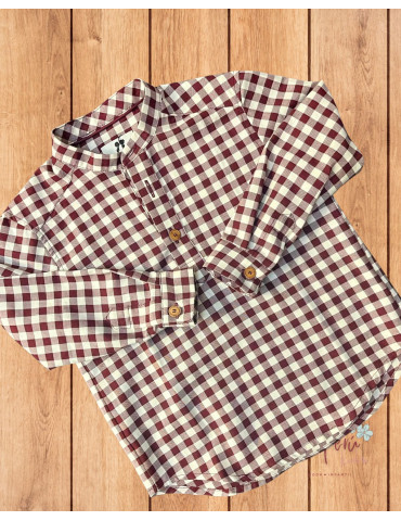Camisa Niño Mao Cuadros El Baúl del Peque - La Martinica