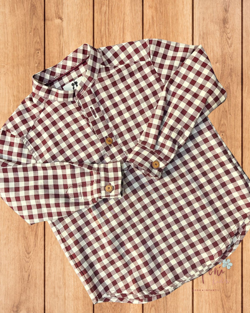 Camisa Niño Mao Cuadros El Baúl del Peque - La Martinica