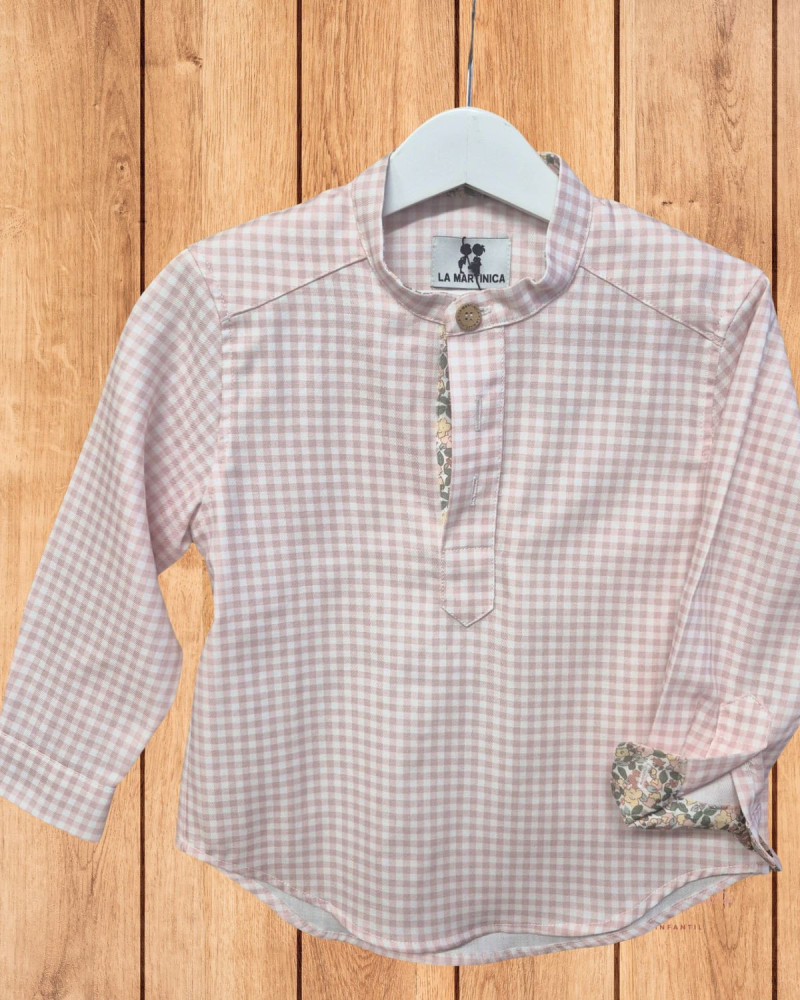 Camisa Niño Mao Vichy Balancín La Martinica | Caperú Kids
