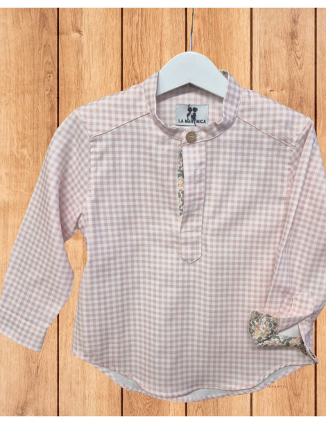 Camisa Niño Mao Vichy Balancín La Martinica | Caperú Kids