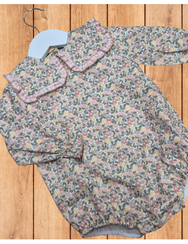 Pelele Flores Balancín La Martinica | Ropa de Bebé