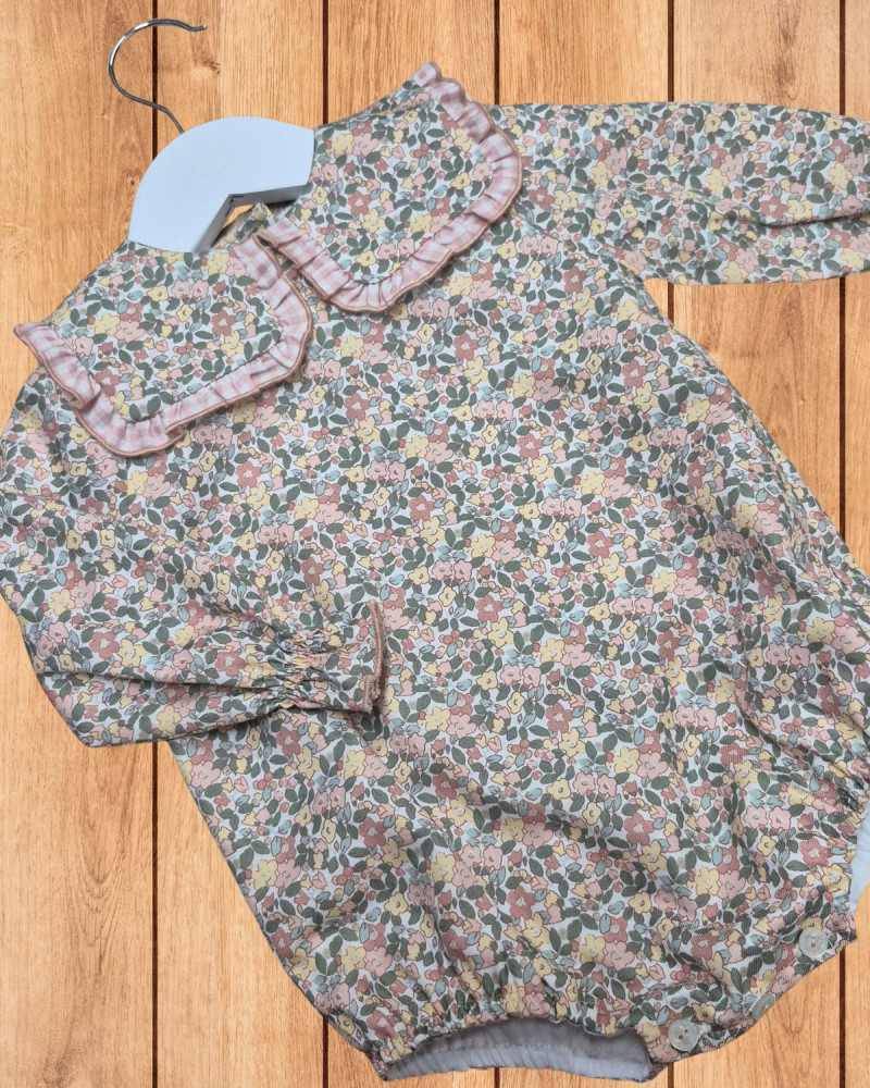 Pelele Flores Balancín La Martinica | Ropa de Bebé