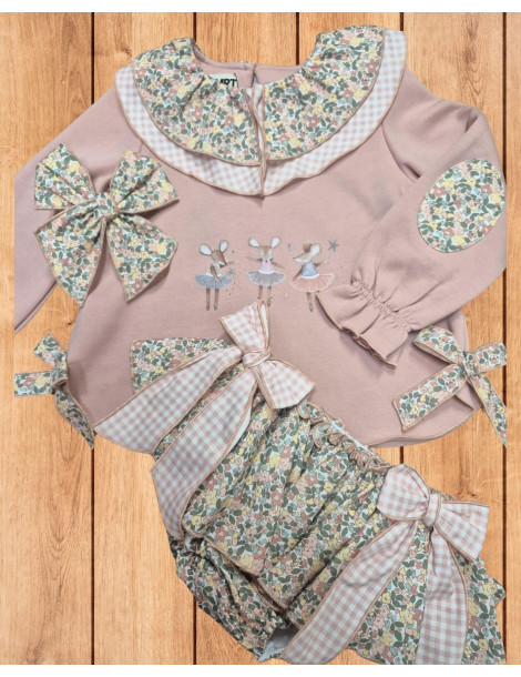 Conjunto Sudadera y Braga Balancín La Martinica | Caperú Kids