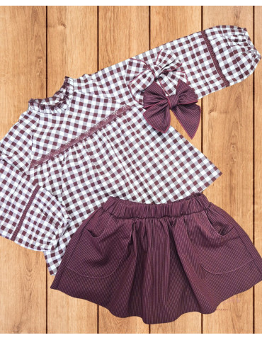 Conjunto Falda El Baúl del Peque La Martinica | Caperú Kids