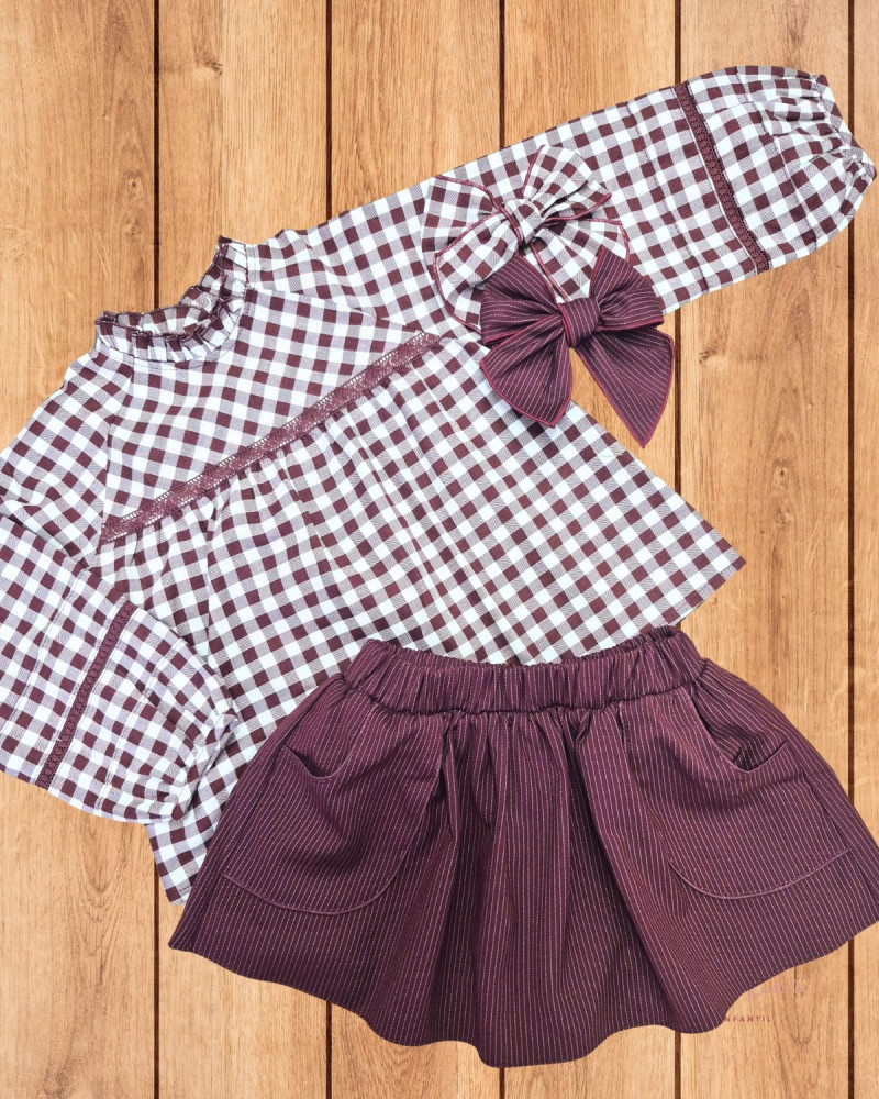 Conjunto Falda El Baúl del Peque La Martinica | Caperú Kids