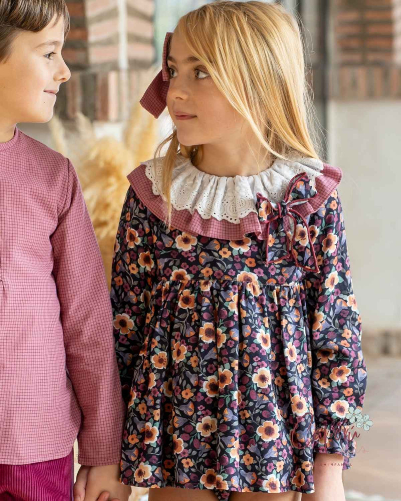 Ranita Puntilla Flores Agnes Boétie - Moda Exclusiva