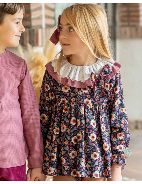 Ranita Puntilla Flores Agnes Boétie - Moda Exclusiva