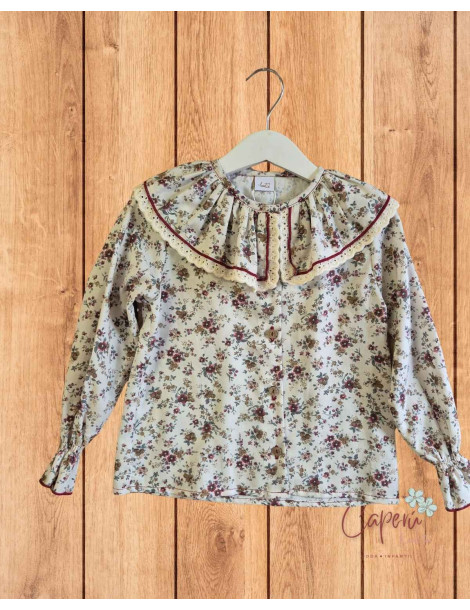 Blusa Flores Samira Boétie
