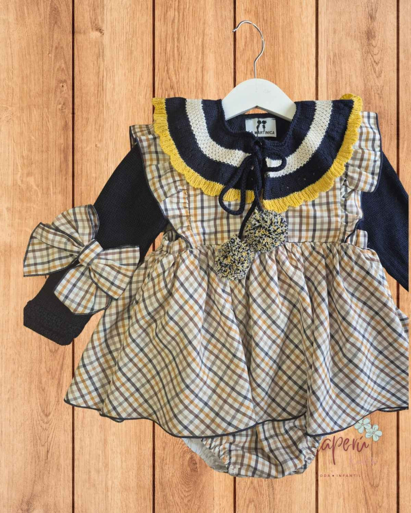Conjunto Ranita Castaña La Martinica | Caperú Kids