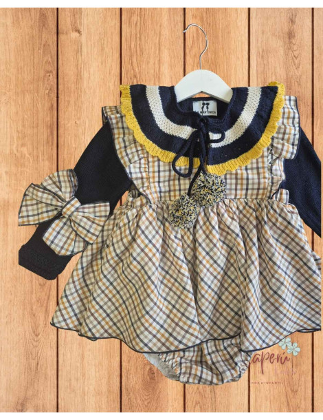 Conjunto Ranita Castaña La Martinica | Caperú Kids