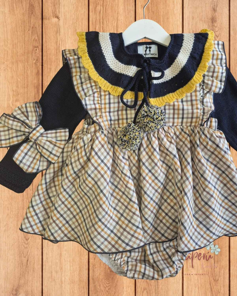 Conjunto Ranita Castaña La Martinica | Caperú Kids